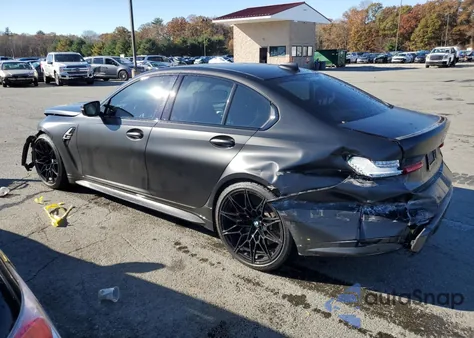 2021 BMW M3 Sedan z USA, uszkodzony, nr VIN WBS53AY03MFL47633